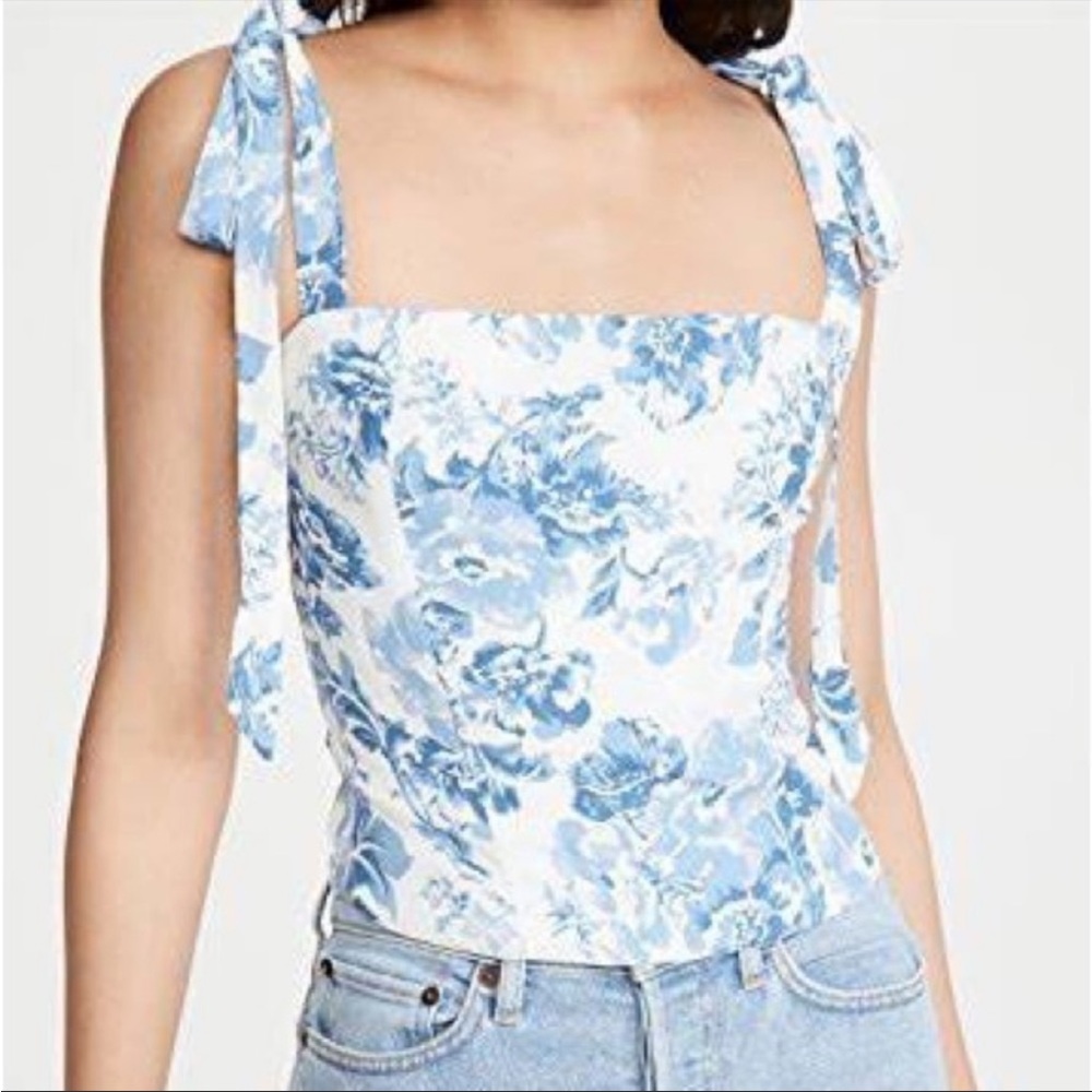 Cattivo Blue Floral Top
